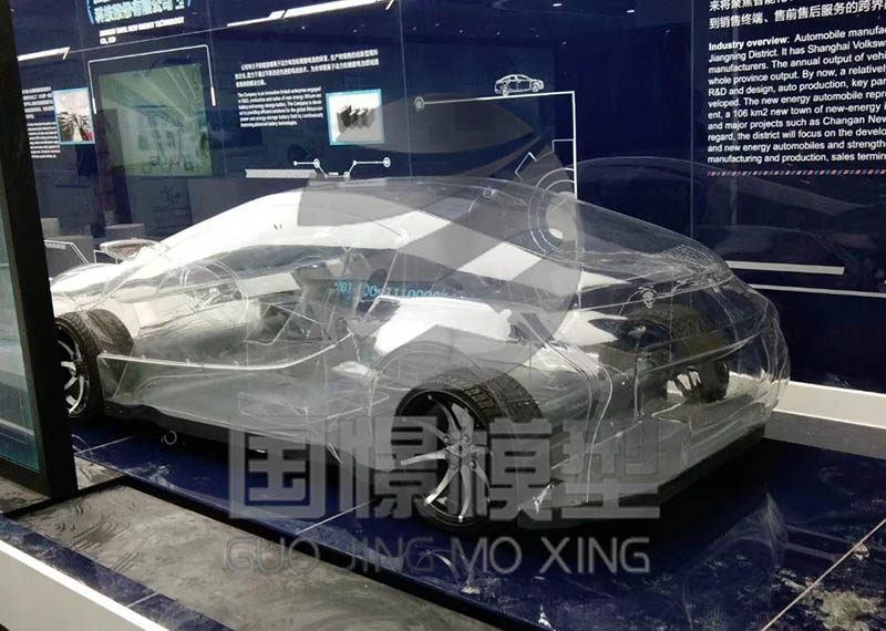 宁德透明车模型